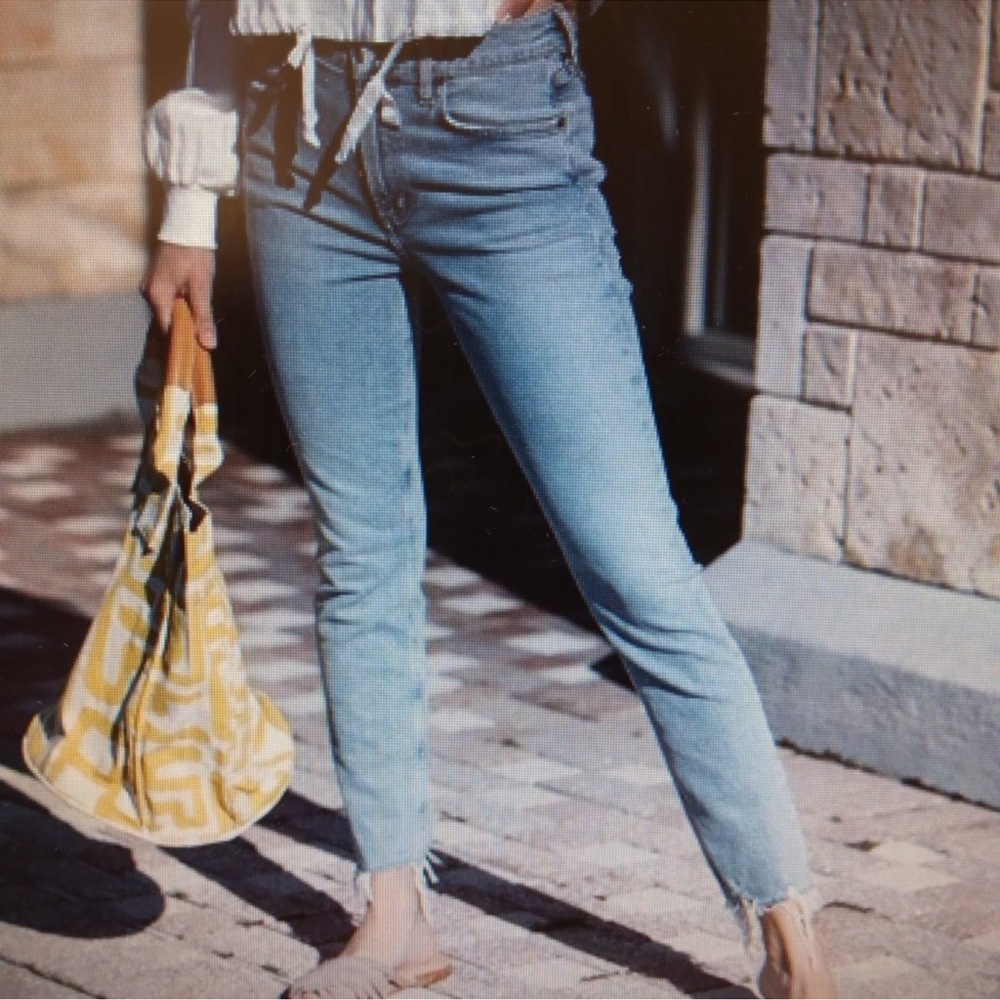 AGOLDE Merrel jeans Cinema wash mid rise straight leg 90s denim, size 27